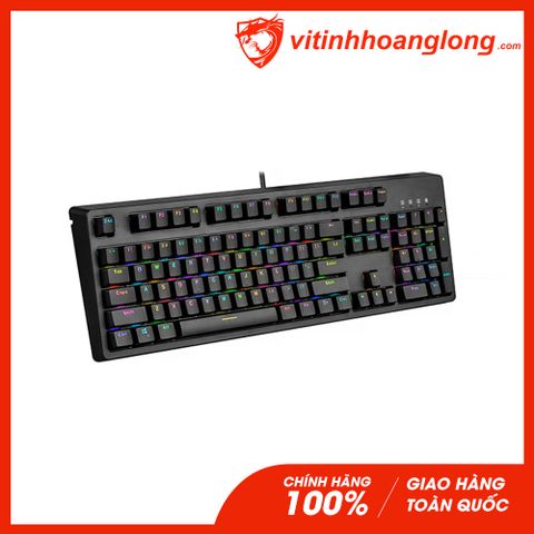  Bàn Phím Cơ E-Dra EK3104 Led Gaming Blue Switch (Đen) 