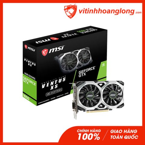  Card màn hình VGA Msi GTX 1650 4GB GDDR5 Ventus XS OC Edition 