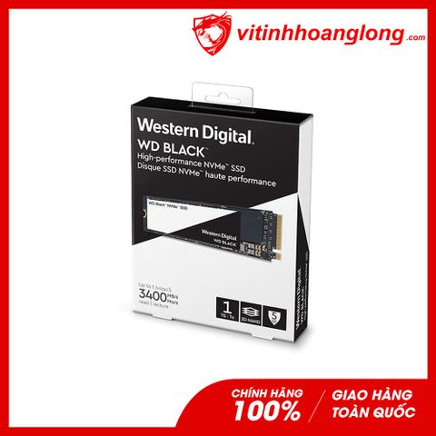  Ổ cứng SSD WD Western Digital 1T Black SN750 PCIe M.2 NVMe Gen3x4 (WDS100T3X0C) 