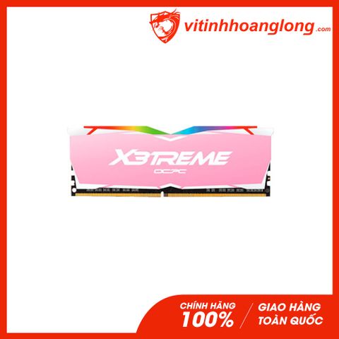  Ram PC DDR4 OCPC 16G/3000 X3TREME Aura X3 RGB Pink Edition (2x 8GB) MMX3A2K16GD430C16PK (Hồng) 