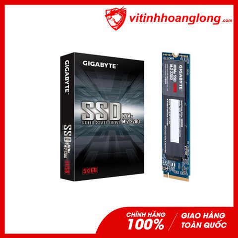  Ổ cứng SSD Gigabyte 512G M.2 NVMe PCIe Gen3x4 (GP-GSM2NE3512GNTD) 