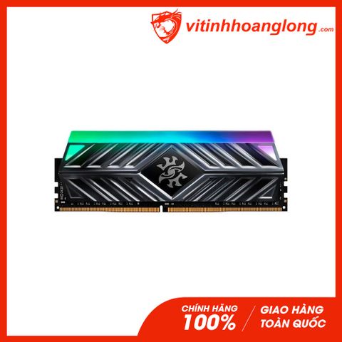  Ram PC DDR4 Adata 8GB Bus 3200 XPG Spectrix D41 RGB Grey (1x 8GB) (AX4U32008G16A-ST41) 