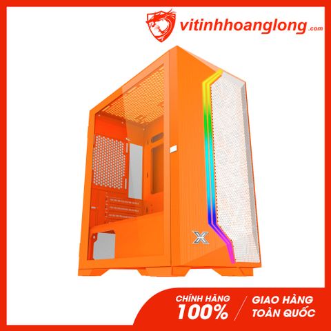  Vỏ Case máy tính Xigmatek Gemini ORG II 3 Fan (EN48632) Màu Cam 