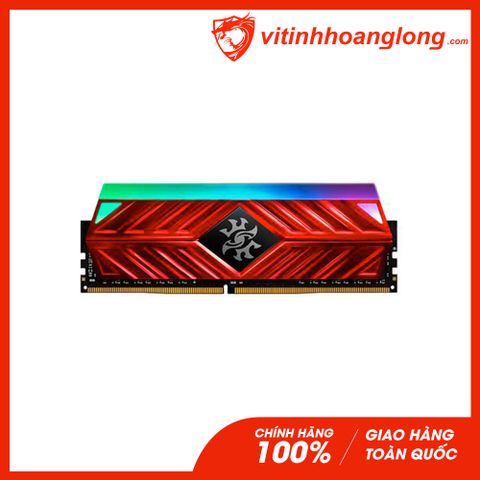  Ram PC DDR4 Adata 8GB Bus 3200 XPG D41 RED RGB Tản Nhiệt (AX4U32008G16A-ST41) 