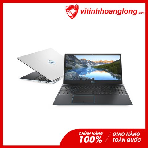  Laptop Dell Gaming G3 15 G3500CW (P89F002G3500CW): I7 10750H, GTX 1650Ti 4G, Ram 16G, SSD NVMe 256G, HDD 1TB, Win10, Finger Print, Led Keyboard, 15.6 inch FHD 120Hz (Trắng) 