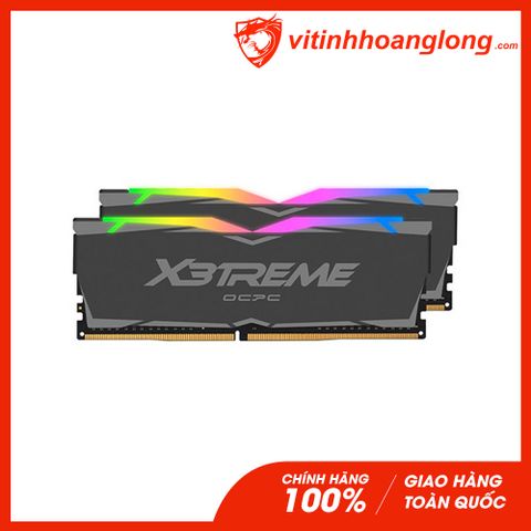  Ram PC DDR4 OCPC 16G/3200 X3treme Aura RGB (2X 8GB) Black (MMX3A2K16GD432C16) Tản Nhiệt 