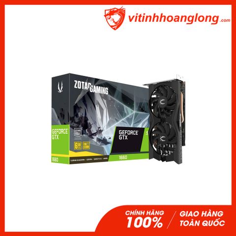  Card màn hình VGA Zotac GTX 1660 6GB GDDR5 Gaming Twin Fan (ZT-T16600K-10M) 