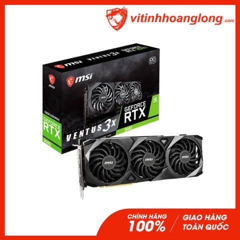  Card màn hình VGA Msi RTX 3090 24GB GDDR6X Ventus 3X OC 