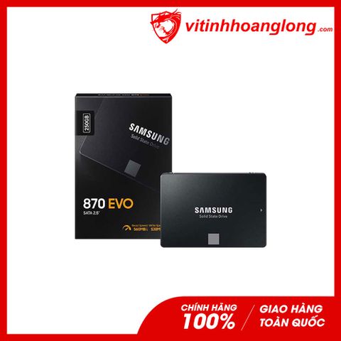  Ổ cứng SSD Samsung 250G 870 EVO Sata III 6Gb/s MLC (MZ-77E250BW) 
