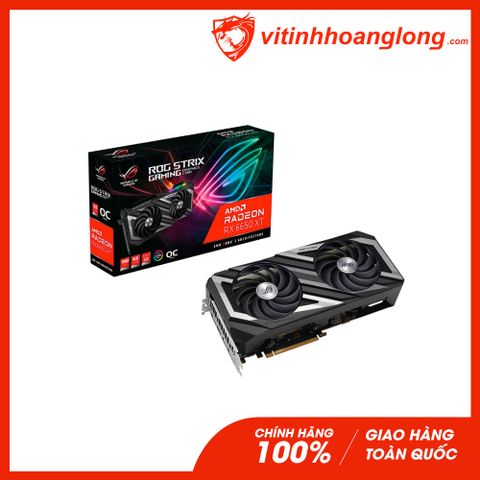  Card màn hình VGA Asus Radeon RX 6650 XT Rog Strix OC Edition 8GB GDDR6 (ROG-STRIX-RX6650XT-O8G-GAMING) 