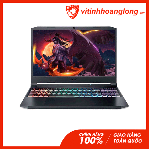  Laptop Acer Nitro 5 AN515-57-54MV (NH.QENSV03): I5 11400H, RTX 3050 4G, Ram 8G, SSD NVMe 512G, Win11, RGB Keyboard, 15.6 inch FHD IPS 144Hz (Đen) 