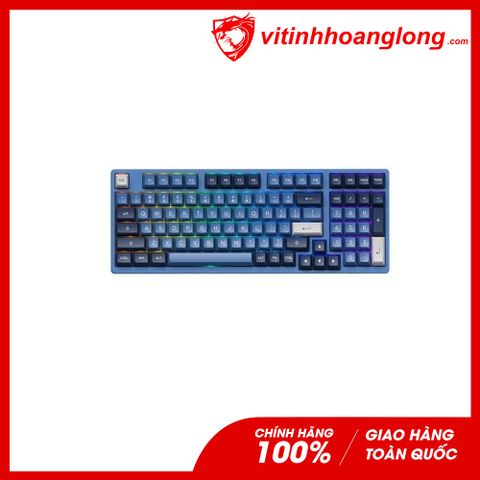  Bàn Phím Cơ không dây Akko 3098B Multi-Modes Ocean Star, Akko CS Switch- Jelly White 