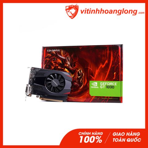  Card màn hình VGA Colorful GT 1030 2GB D5 Single Fan (GT1030-2G V5-V) 