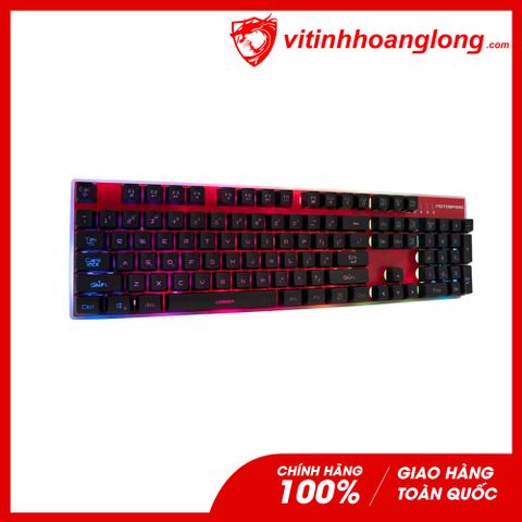  Bàn Phím Giả Cơ Motospeed K11 Led Gaming (Đen Đỏ) 