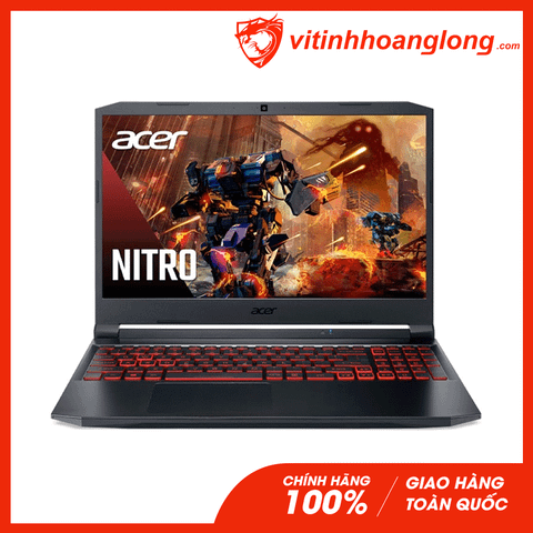  Laptop Acer Gaming Nitro 5 Eagle AN515-57-56S5 (NH.QEKSV01): I5 11400H, GTX 1650 4G, Ram 8G, SSD NVMe 512G, Win11, Led Keyboard, 15.6 inch FHD IPS 144Hz (Đen) 