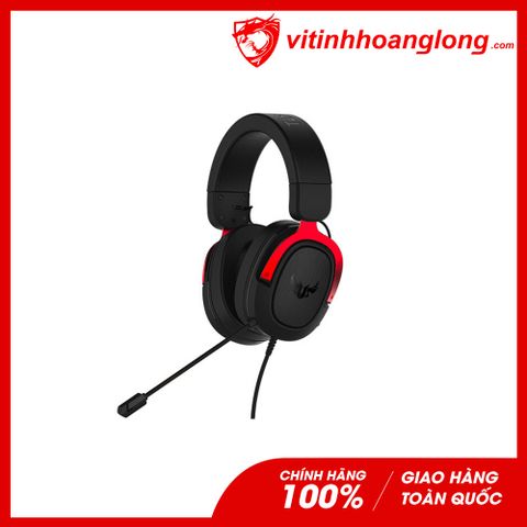  Tai nghe Asus TUF H3 7.1 Surround Gaming (TUF GAMING H3) (Đỏ) 