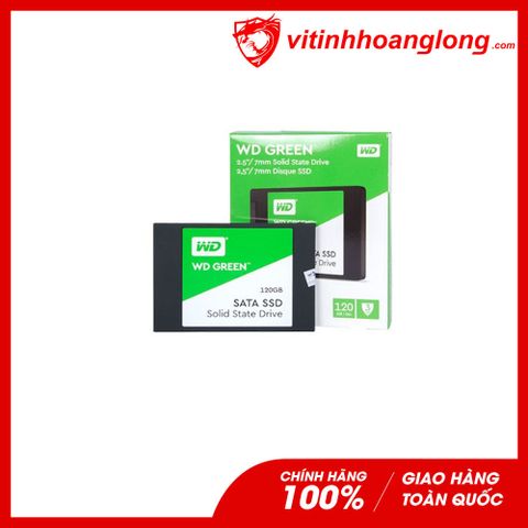  Ổ cứng SSD WD Western Digital 120G Green Sata III 6Gb/s (WDS120G2GOA) 