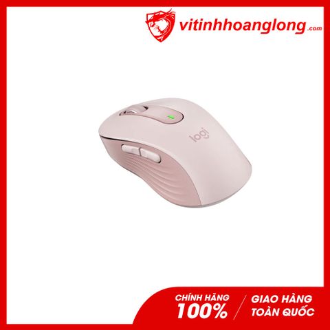  Chuột Văn phòng Wireless Logitech M650 SIGNATURE Bluetooth (Hồng) 