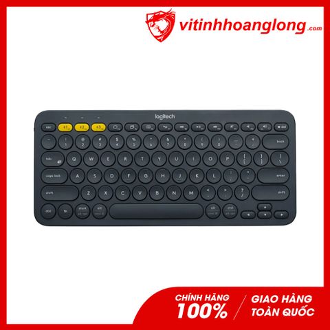  Bàn Phím Văn Phòng Logitech Không Dây Logitech K380(Xám Đen) 