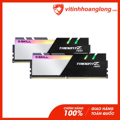  Ram PC DDR4 Gskill 64G Bus 3600 Trident Z NEO RGB (F4-3600C18D-64GTZN) (2x 32GB) 