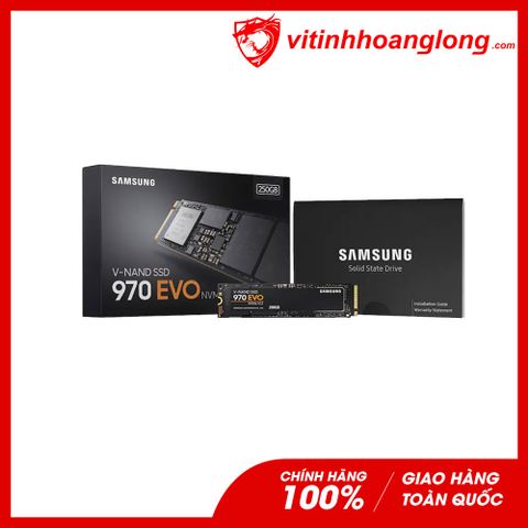  Ổ cứng SSD Samsung 250G 970 EVO Plus M.2 NVMe PCIe Gen3x4 (MZ-V7E250BW) 