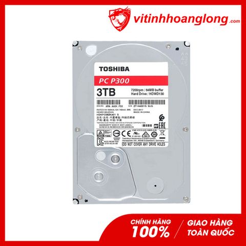  Ổ cứng HDD Toshiba 3TB P300 (HDWD130UZSVA) 