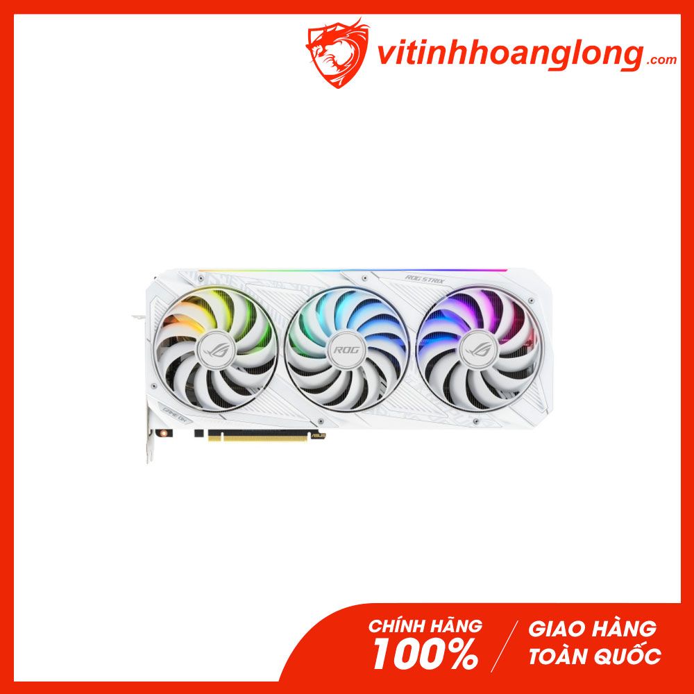 Card màn hình VGA Asus Geforce RTX 3070 Rog Strix Edition 8GB V2 GDDR6X White