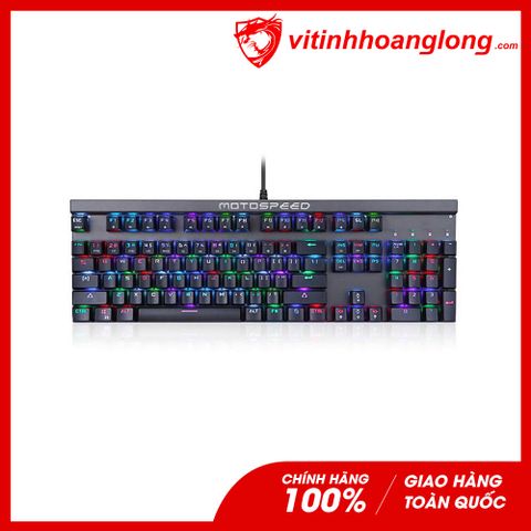  Bàn Phím cơ Motospeed CK103 RGB Gaming Blue Switch 