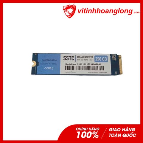  Ổ cứng SSD SSTC 256GB Oceanic Whitetip NVMe M2 PCI-e Gen 3 (SSTC-PHI-E13256) 