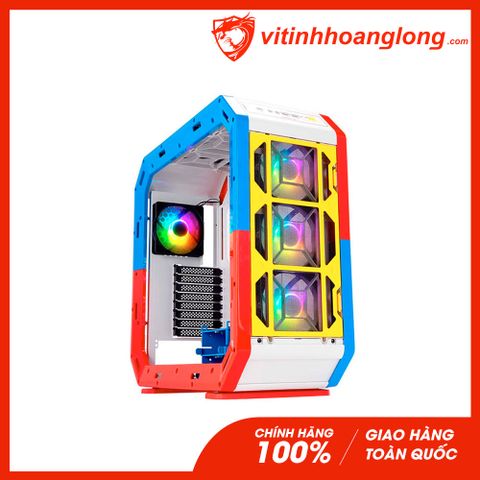  Vỏ Case máy tính InWin Airforce Justice (Gundam) (Trắng) Kèm 4 FAN 