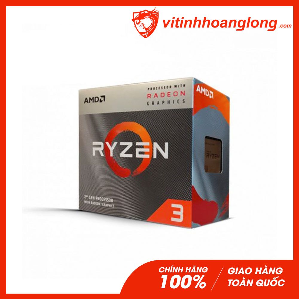CPU AMD RYZEN 3 2300X (3.5GHz Up to 4.0GHz, AM4, 4 Cores 4 Threads)