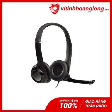  Tai nghe Logitech H390 USB COMPUTER HEADSET (Đen) 