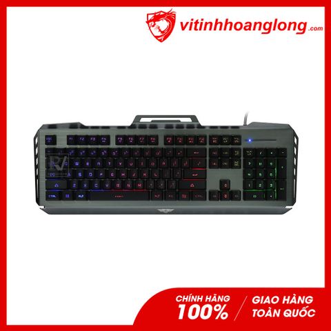  Bàn Phím Giả Cơ Newmen GM619 Gaming Led (Xám Đen) 