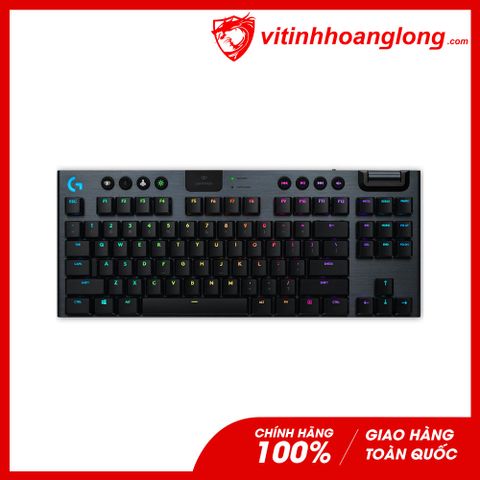  Bàn Phím Cơ Logitech G913 Clicky Lightspeed Wireless RGB TKL (Đen) 