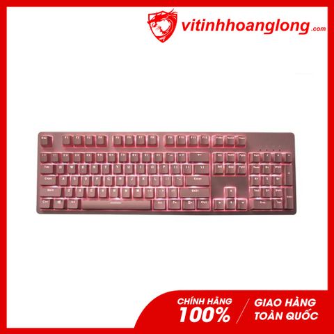  Bàn Phím Cơ E-Dra EK3104 Dream Pink Led Gaming Brown Switch (Hồng) 