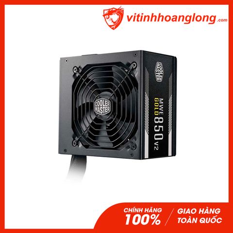  Nguồn máy tính Cooler Master 850W MWE V2 80 Plus Non-Modular Gold (MPE-8501-ACAAG-EU) 