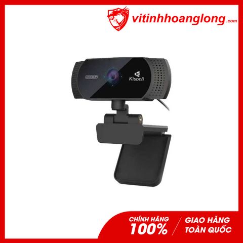  Webcam Kisonli PC- 2 HD 1080P 