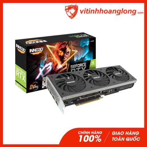  Card màn hình VGA INNO3D RTX 3070Ti 8GB GDDR6X X3 (N307T3-086X-1820VA45) 