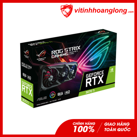  Card màn hình VGA Asus Geforce RTX 3070Ti Rog Strix Edition 8GB GDDR6X 