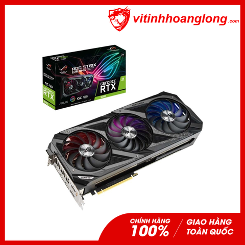  Card màn hình VGA Asus Geforce RTX 3080 Rog Strix OC Edition 10GB GDDR6X Gaming 