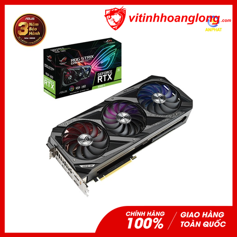  Card màn hình VGA Asus Geforce RTX 3080Ti Rog Strix LC Edition 12GB GDDR6X 