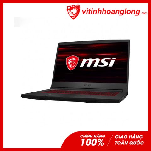  Laptop Msi GF65 Thin 10SDR-623VN: i5 10300H, Ram 8GB, SSD M.2 NVMe 512G, GTX 1660Ti 6G, Win10, Led Keyboard, 15.6 inch FHD IPS 144Hz (Đen) 