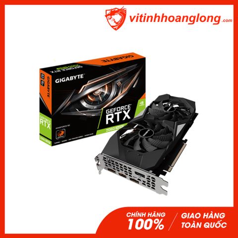  Card màn hình VGA Gigabyte Geforce RTX 2060 Super 8GB GDDR6 Windforce 2 Fan (GV-N206SWF2-8GD) 