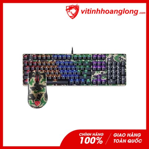  Combo Phím chuột  Motospeed GS700 CAMO GREEN 