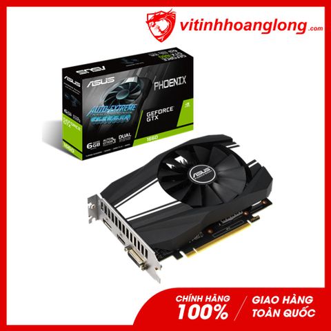  Card màn hình VGA Asus Geforce GTX 1660 6GB Phoenix GDDR5 (PH-GTX1660-6G) 