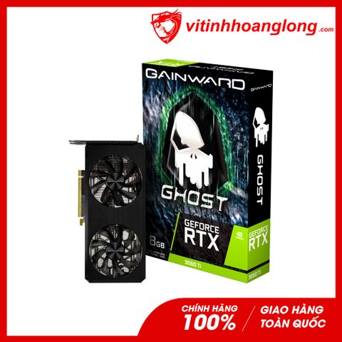  Card màn hình VGA Gainward RTX 3060Ti 8G GDDR6 Ghost Box Công Ty 