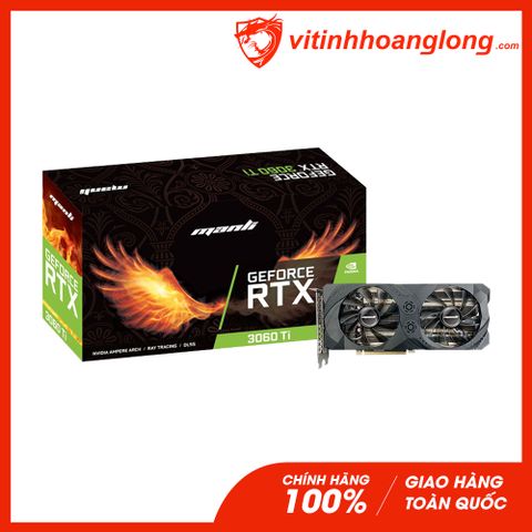  Card màn hình VGA Manli RTX 3060Ti 8GB GDDR6 LHR V2 (N630306TIM24802) 