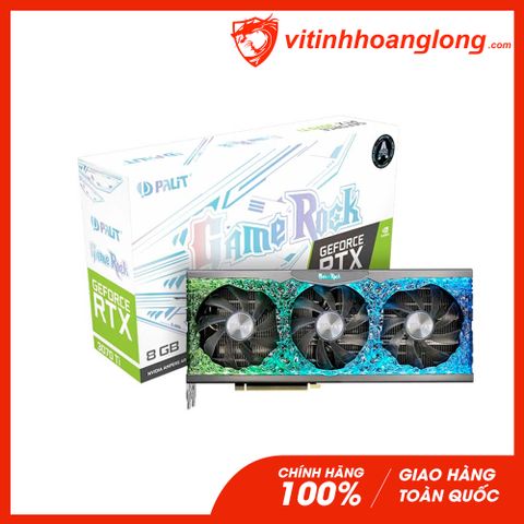  Card màn hình VGA Palit RTX 3070Ti 8GB GDDR6X GameRock ARGB Triple Fan 