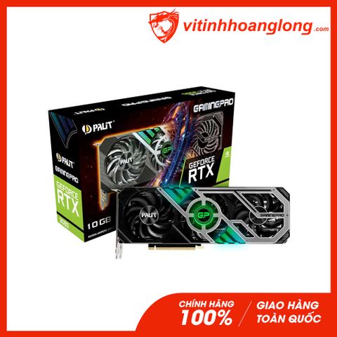  Card màn hình VGA Palit RTX 3080 10GB GDDR6X GamingPro ARGB Triple Fan 