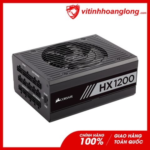  Nguồn máy tính Corsair 1200W HX1200 Platinum 80 Plus Platinum Full Modular (CP-9020140-NA) 